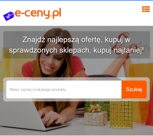 Promocja sklepu w porównywarce cen e-ceny.pl - abonament roczny